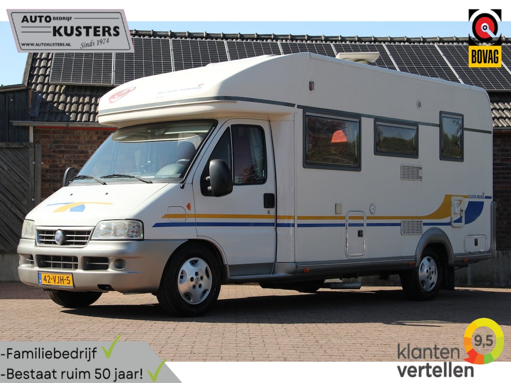 Eura Mobil Contura 652 SB-03 Super netjes!! | Winter Camper |Half Integraal|Frans Bed|