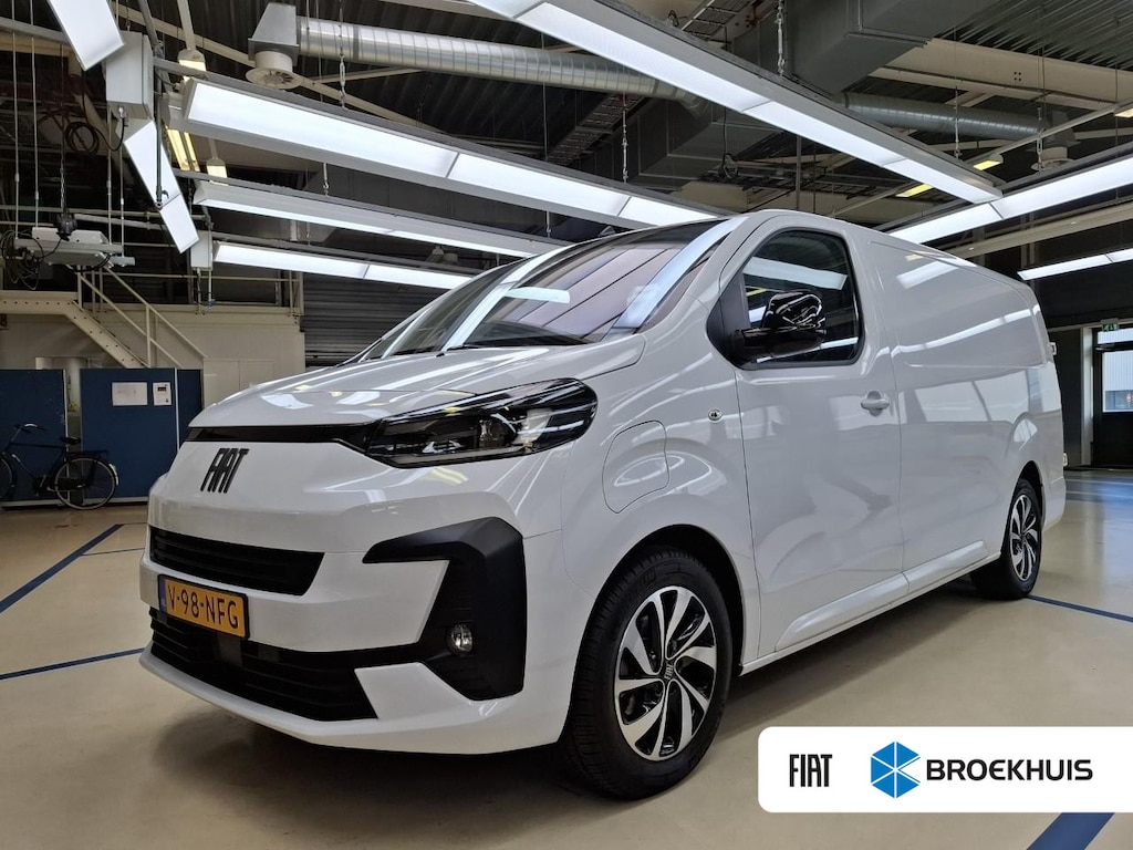 Fiat e-Scudo L3 75kWh | 8 JAAR GARANTIE | CAMERA | DRAADLOOS CARPLAY | BETIMMERING | LED | 17" LM VELGEN | COMFORT WAND
