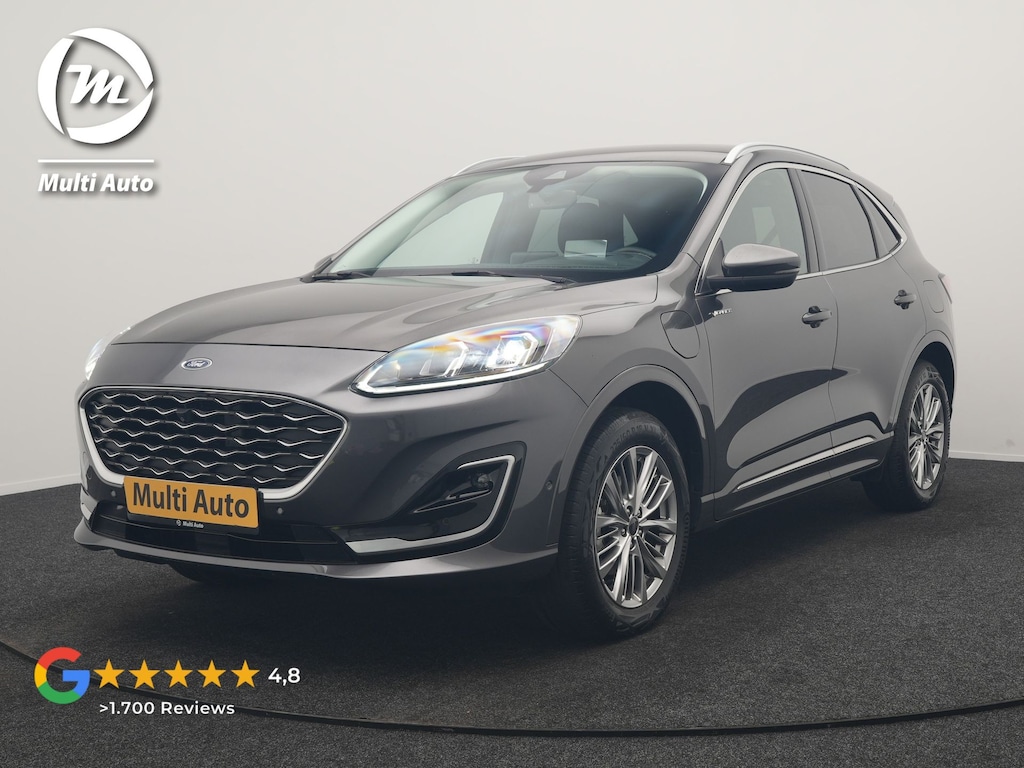 Ford Kuga 2.5 PHEV Vignale 225pk Dealer O.H. | Trekhaak Af Fabriek | Adaptive Cruise | 360 Camera | Head Up | Bang & Olufsen | Lederen Sportstoelen Memory & Verwarmd | Keyless | BLIS | Stuur Verwarmd | Apple Carplay | Navigatie | DAB | Plug In Hybrid |