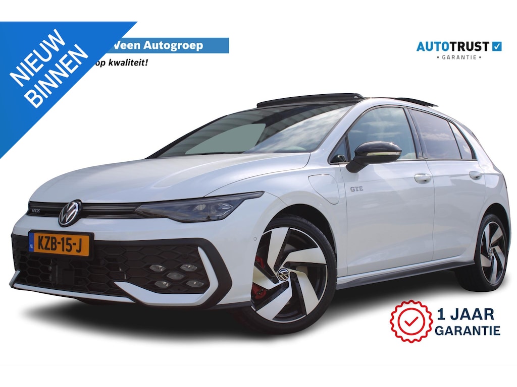 Volkswagen Golf 1.5 eHybrid GTE | Incl. 12 maanden garantie | Schuif/kantel dak | Stoel/Stuur verwarming | Stoel ventilatie | Trekhaak | Apple CarPlay/Android Auto | Head-Up Display | Adaptieve cruise control | Achterruitrijcamera | Keyless Entry/Start | Climate Controle | Parkeersensoren | Parkeer Assistentie | IQ.Lights | Navigatie |
