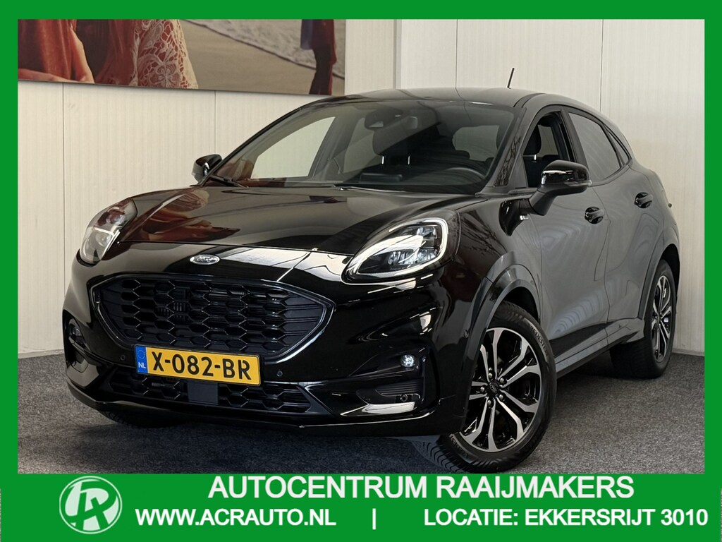 Ford Puma 1.0 ECOBOOST TITANIUM X AUTOMAAT NAVIGATIE ADAPTIVE CRUISE CONTROL APPLE CARPLAY/ANDROID RIJSTROOKSENSOREN DODEHOEKSENSOREN ACHTERUITRIJCAMERA ZEER MOOI !!