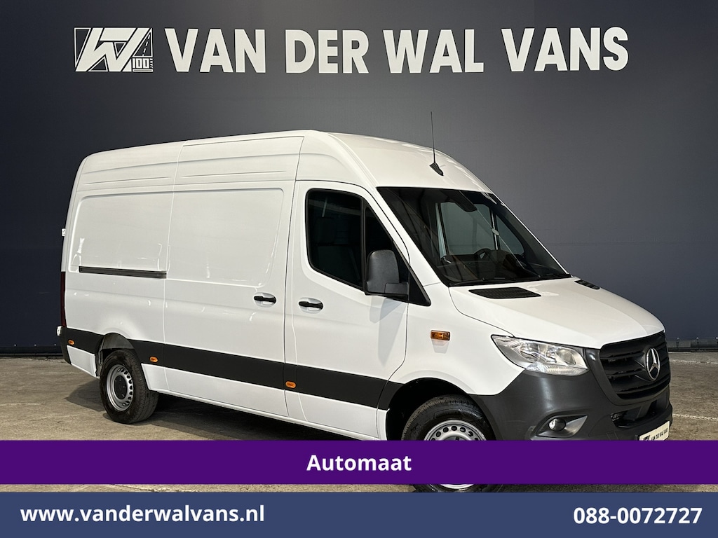 Mercedes-Benz Sprinter 317 CDI 170pk 9G-Tronic Automaat L2H2 Euro6 Airco | Camera | Navigatie | Cruisecontrol | Stoelverwarming Chauffeursstoel, Bijrijdersbank