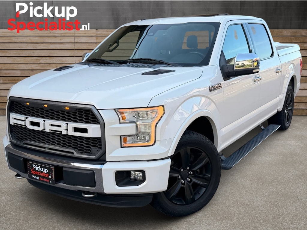 Ford F-150 USA 3.5 V6 Ecoboost SuperCrew , PLATINUM , BOMVOLL , 200 LITER TANK , PANO , PARELMOER WIT