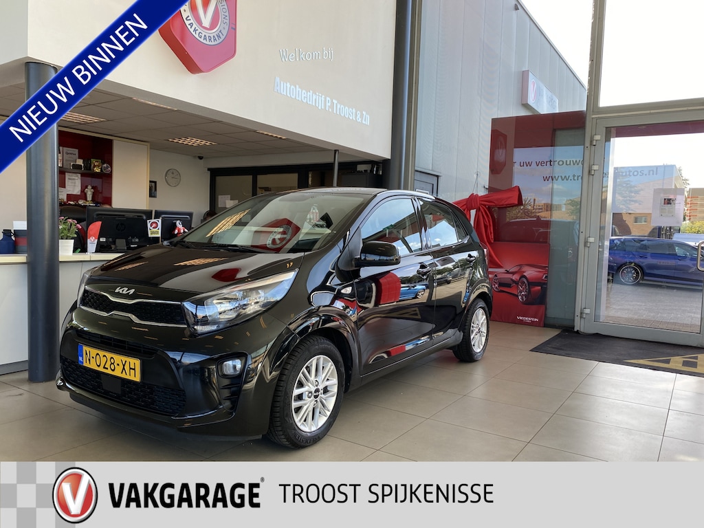 Kia Picanto 1.0 DPi DynamicLine,Apple Carplay Android,Auto,Achteruitrijcamera,Airco,Cruisecontrol,Spraakbediening,Elektrischpakket,DAB,Usb,Mp 3 Speler,14 Inch Lmv
