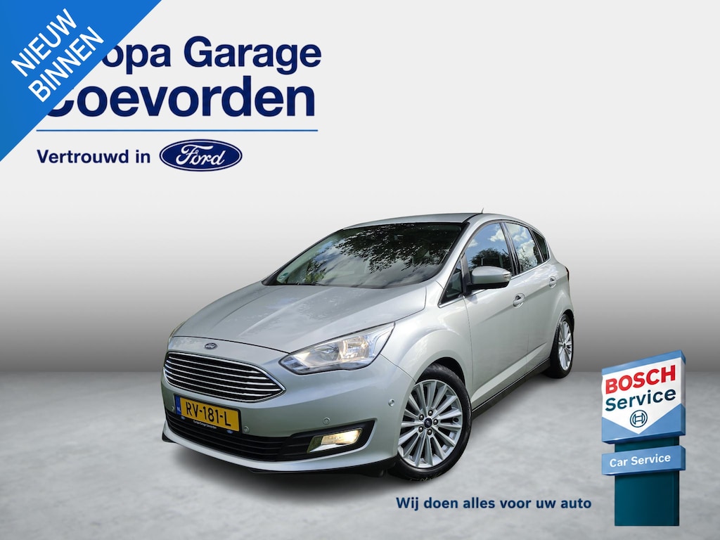 Ford C-Max 1.0 EB 125PK Titanium | ADV. TECH PACK | CLIMA | KEYLESS | TREKHAAK | NETJES ONDERHOUDEN |