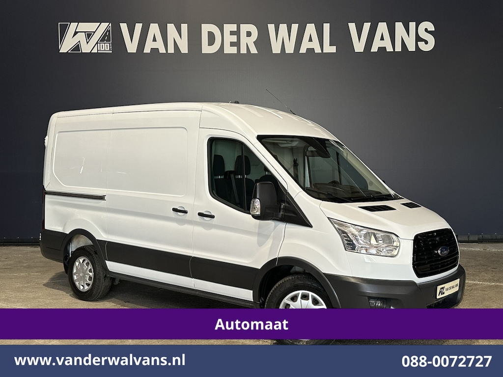 Ford Transit 2.0 TDCI 131pk Automaat L2H2 Inrichting Euro6 Airco | Navigatie | Cruisecontrol | Stoelverwarming | Verwarmde voorruit Parkeersensoren, Bijrijdersbank