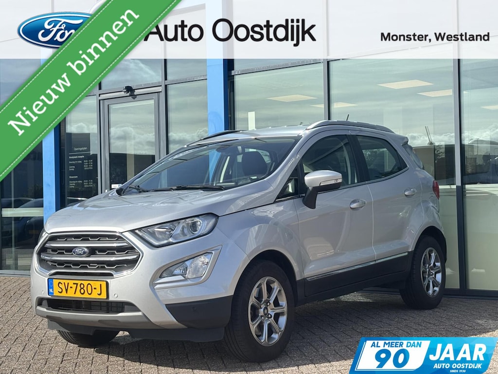Ford EcoSport 1.0 EcoBoost Trend Ultimate 125PK Winterpack Camera Navi Cruise Parkeersensoren Blind-Spot Climate Dealer-Onderhouden *1ste Eigenaar*