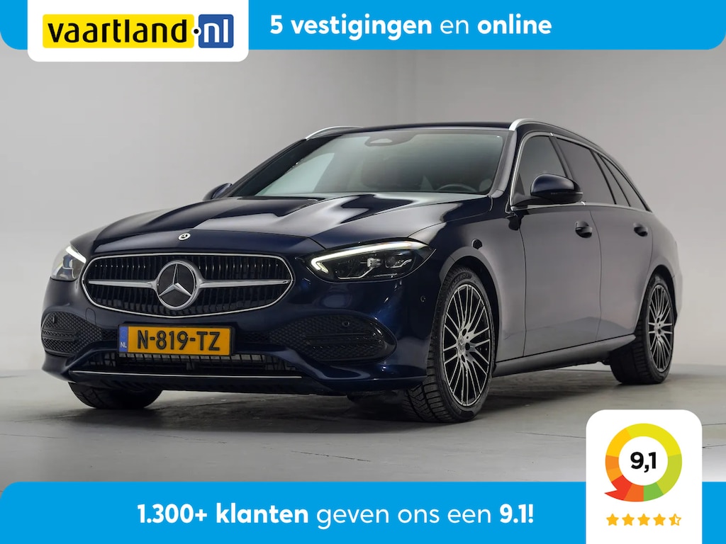 Mercedes-Benz C-klasse ESTATE 180 Luxury Line Aut. [ Leder Apple/Android Stoelverwarming ]