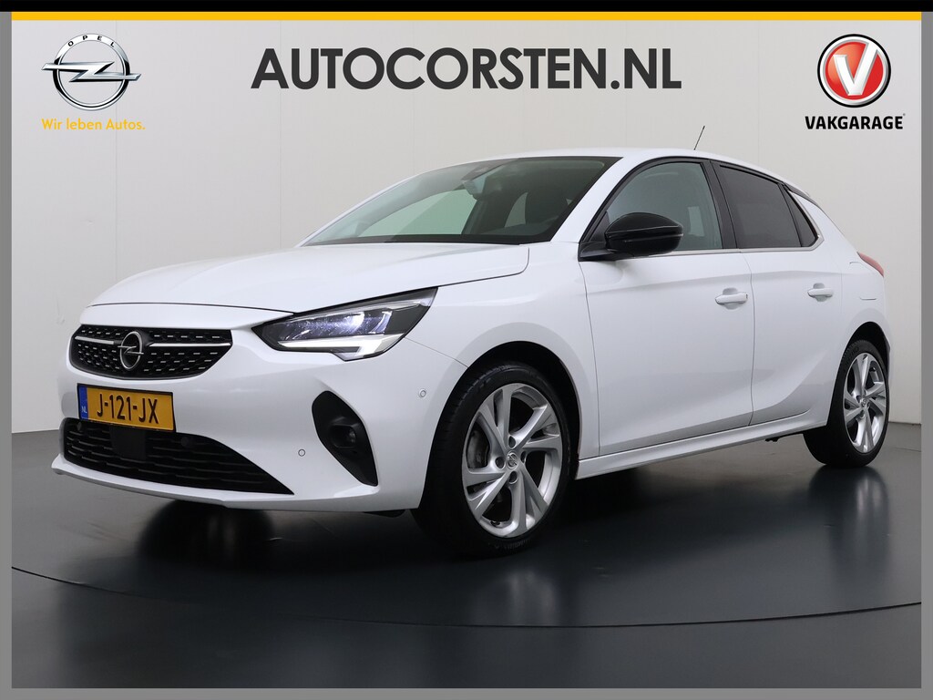 Opel Corsa 5Drs 101PK Camera Stoel+Stuurverwarming Navi Apple Carplay Android Auto Elegance Regen-Lichtsensor Keyless entry/start Privacy Glas Lmv Led Bluetooth Lane Assist Isofix 1e Eigenaar Dealeronderhouden Origineel Nederlandse Auto