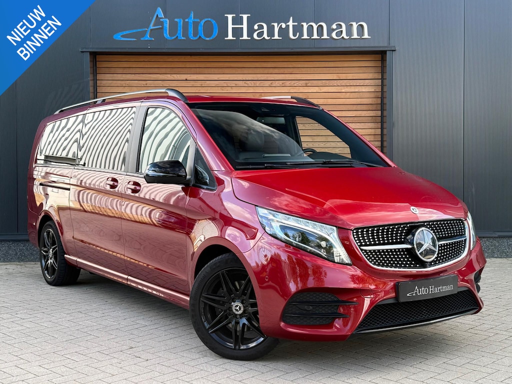 Mercedes-Benz V-klasse 300d Extra Lang XXL DC AMG Avantgarde 5P|TREKHAAK|BURMESTER|ELEK.DEUREN|STOELVENTILATIE|KOELBOX