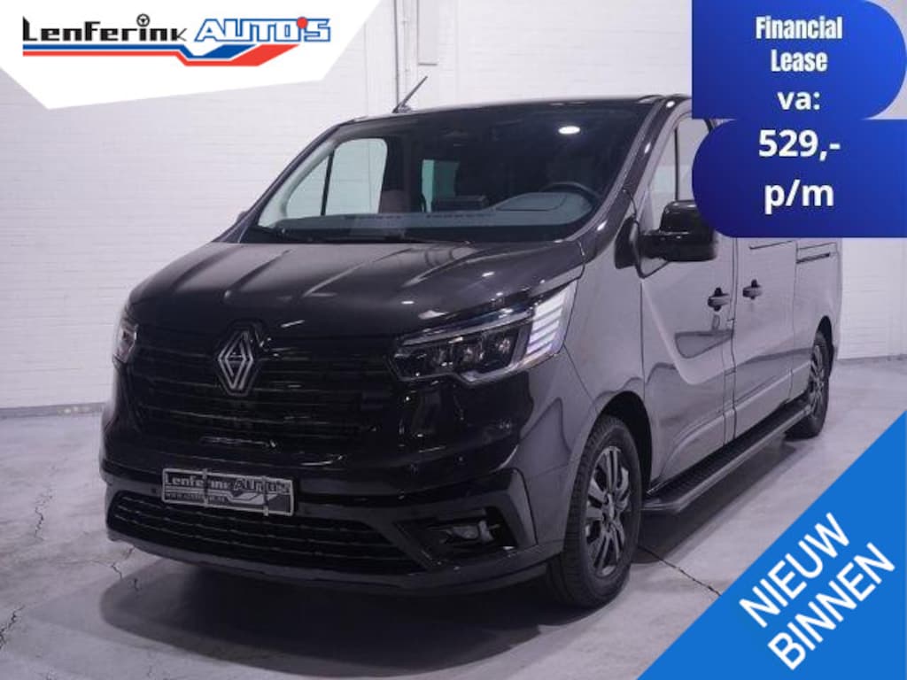 Renault Trafic 2.0 Blue dCi 170 pk L2 Aut. Dubbel Cabine Navi NAP 2x Schuifdeur, LED Koplampen, 17" LMV, Trekhaak, PDC V+A, 5-Zits