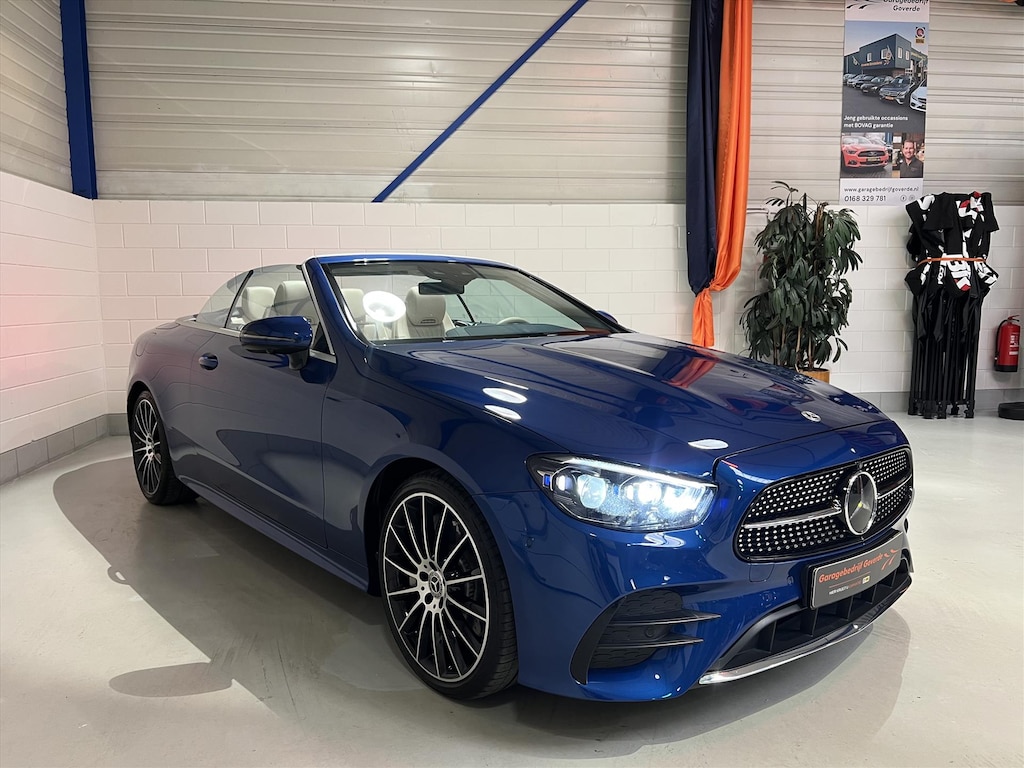 Mercedes-Benz E-klasse Cabrio E450 367pk 4MATIC 6-cil AUT9 AMG-Line, Burmester, 360, Massage, Airscarf