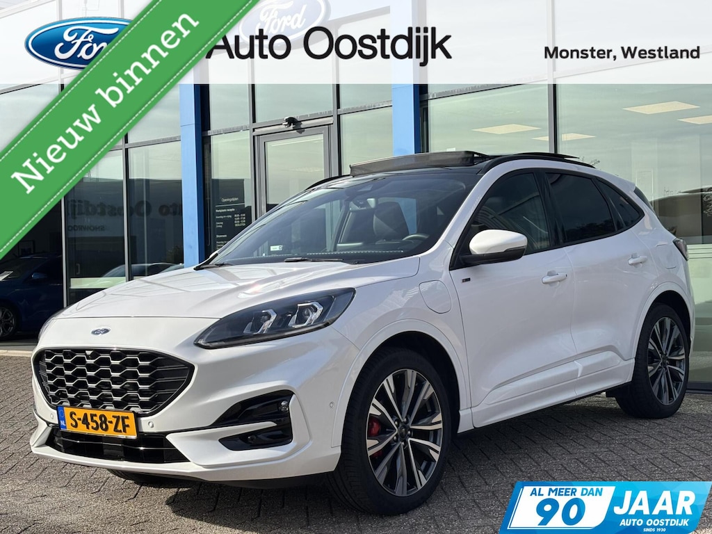 Ford Kuga 2.5 PHEV ST-Line X 225PK Panodak Winterpack Adaptieve Cruise Camera Navi Carplay 20'' Velgen Privacy Glass Elek. Achterklep Climate Keyless *1500KG Trekgewicht*
