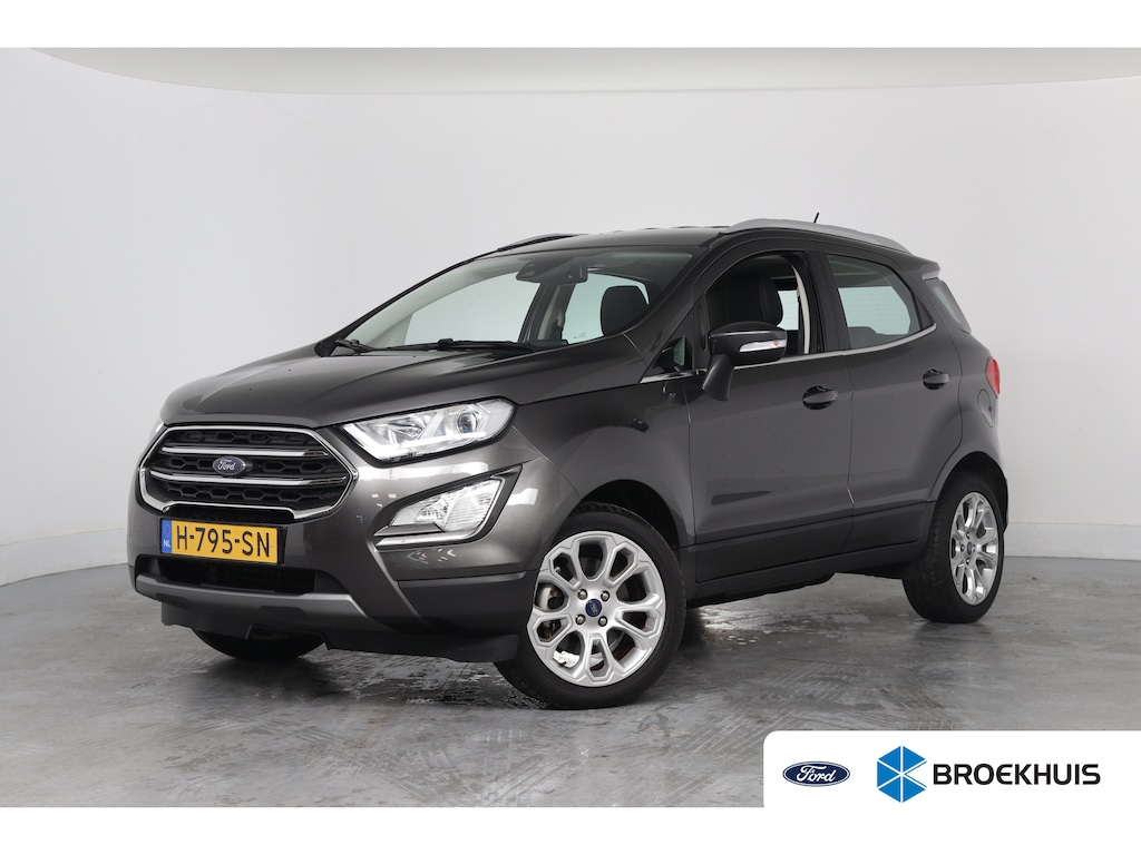Ford EcoSport 1.0 EcoBoost Titanium | 1e Eigenaar! | Navi By App | Clima | Half Leder | Parkeersensoren | Cruiser Control | DAB | Lichtmetalen Velgen