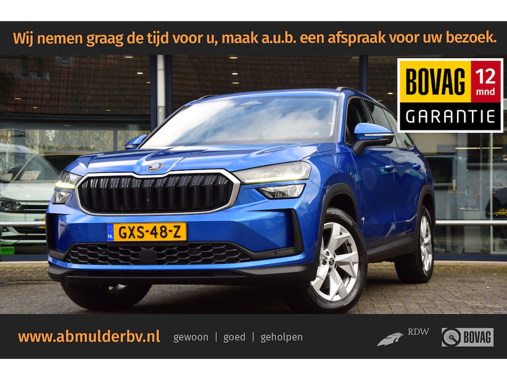 Skoda Kodiaq 1.5 TSI 150PK MHEV Business Edition DSG Automaat | Fabrieks Garantie | Geen Import | Trekhaak | Panoramadak | Stoel + Achterbank + Stuurverwarming | Apple Carplay/Android Auto | Electr. verstelbare voorstoelen |