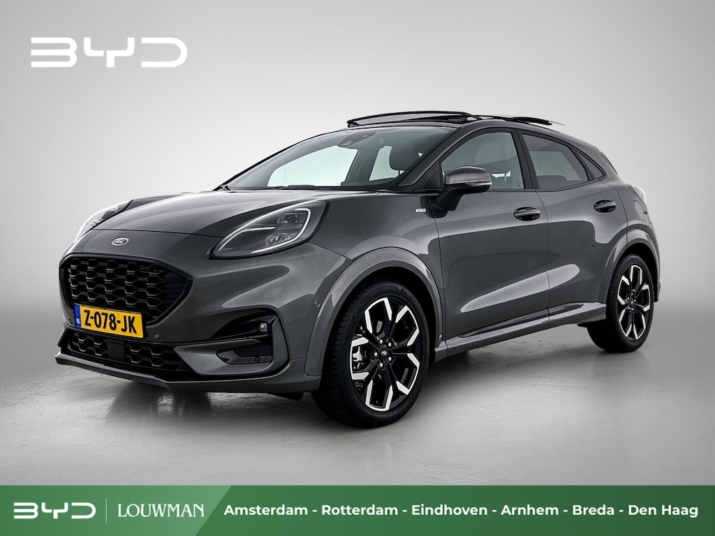 Ford Puma 1.0 EcoBoost Hybrid ST-Line X | Driver Pack | Panorama dak | Origineel NL | Eerste eigenaar | Trekhaak |