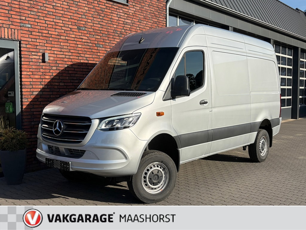 Mercedes-Benz Sprinter 319 4x4 L2/h2 Trek. Automaat/AchteruitrijCam./PDC/LED/DAB/Airco/Cruise/Trekha/AppConnect