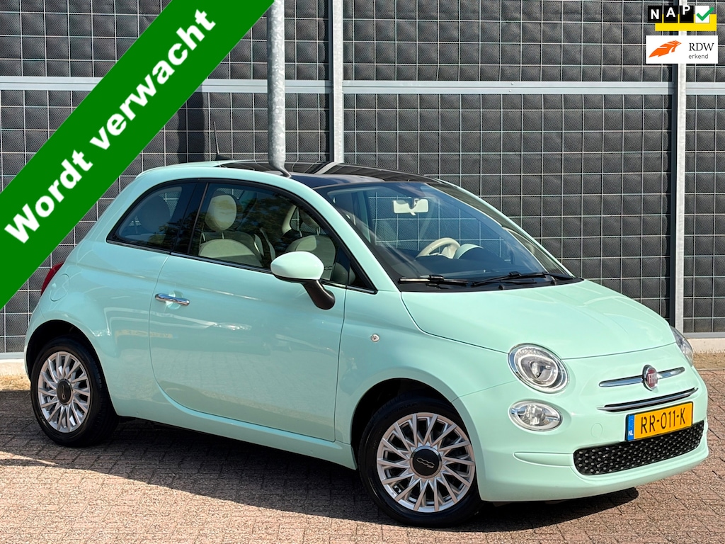 Fiat 500 0.9 Turbo |Lounge | Pano |CarPlay | Verde Lattementa | incl. 12 mnd garantie
