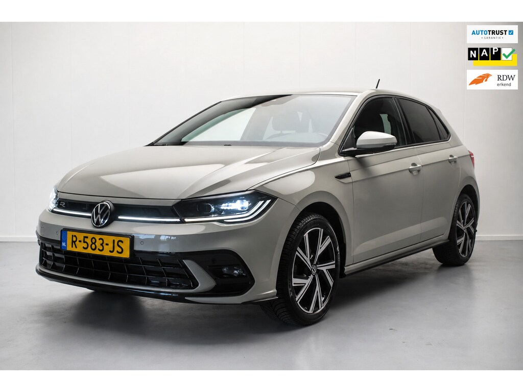 Volkswagen Polo 1.0 TSI R-LINE NL-auto [ IQ Light Stoelverwarming Virtual Cockpit Alcantara Adaptive Cruise Control Lane Assist ]