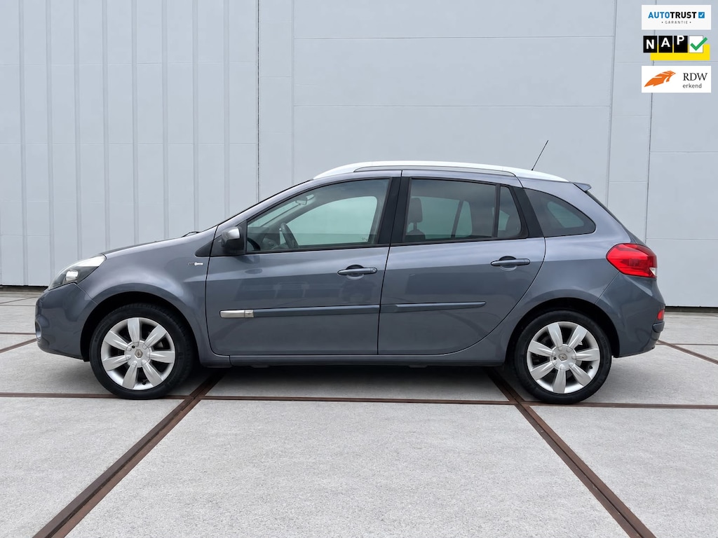 Renault Clio Estate 1.2 TCE Night & Day Clima - Lm velgen - navi - h.leder - NAP - cruise control - armsteun