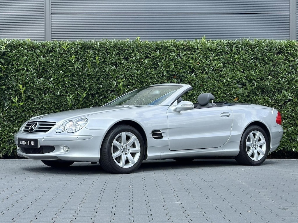 Mercedes-Benz SL 500, LUCHTVERING, LEDER, NAVIGATIE, CRUISE CONTROL, CLIMATE CONTROL, STOELVERWARMING/VERKOELING, XENON, HOUTAFWERKING, LICHTMETAAL 17"