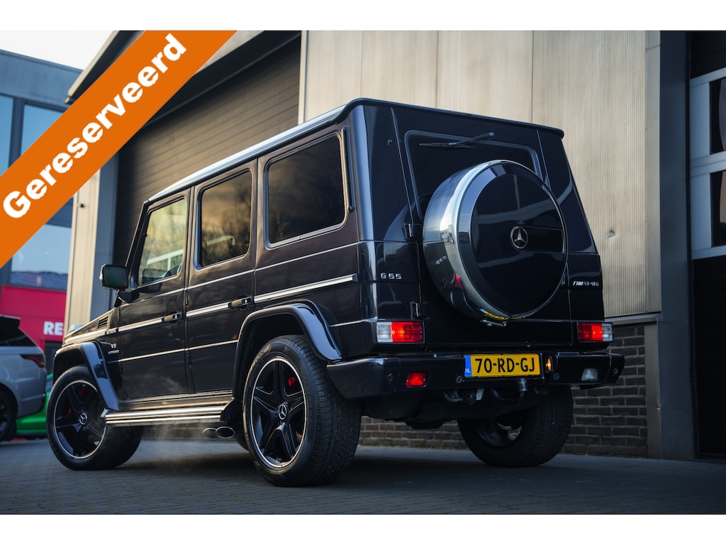 Mercedes-Benz G-klasse AMG 55 K. 476 pk St.Wagon AMG-Sportpakket / NL-Auto/ 7-Zitter/ Leder/ Schuif-Dak/ Xenon/ Led/ Stand-Kachel/ Sport-Onderstel/ Climate Trekhaak