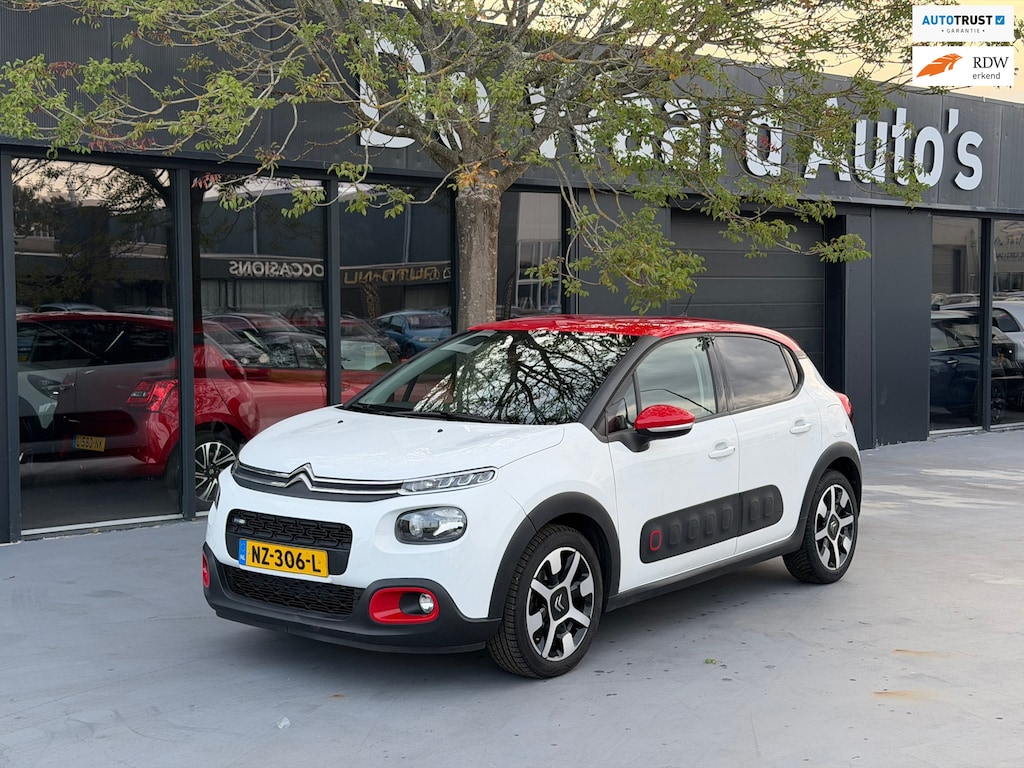 Citroën C3 1.2 PureTech Shine/aiico/cruise/NAP/camera/Carplay/Dealer onderhouden/PDC achter/12 maanden garantie