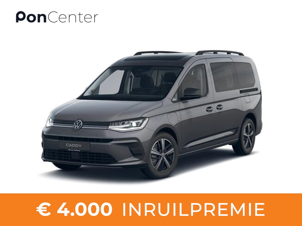 Volkswagen Caddy Maxi Bedrijfswagens Kombi First Edition 1.5 eHybrid 85 kW / 115 pk | 18" | Pano dak | Stoelverwarming | Camera |