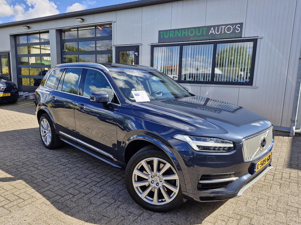 Volvo XC90 T8 Twin Engine AWD Inscription | head-up | camera | Elect dak | dodehoek detectie | Luxury-Line (achteruitrijcamera, head-up display) | Volle auto