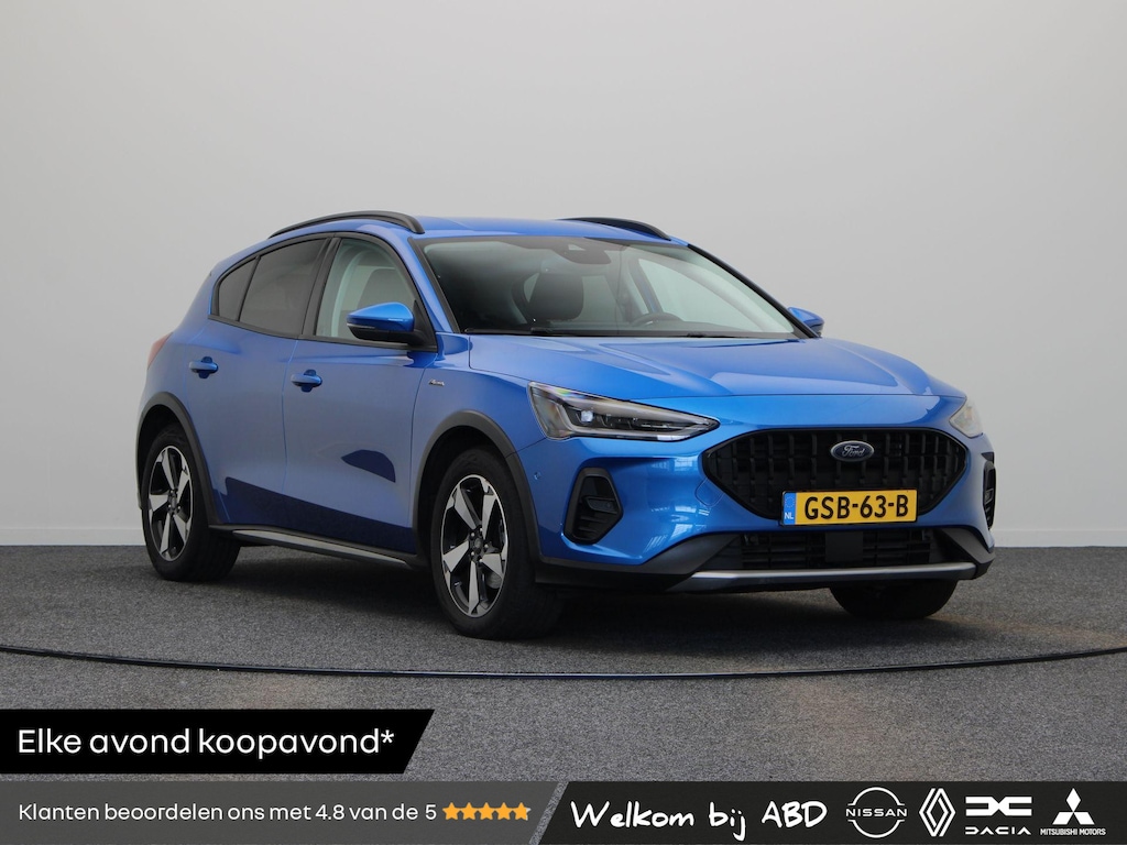 Ford Focus 1.0 EcoBoost Hybrid Active Style | Cruise Control | Climate Control | Navigatie systeem | Apple Carplay & Android Auto | Stuurverwarming | Stoelverwarming | Achteruitrijcamera | Trekhaak |