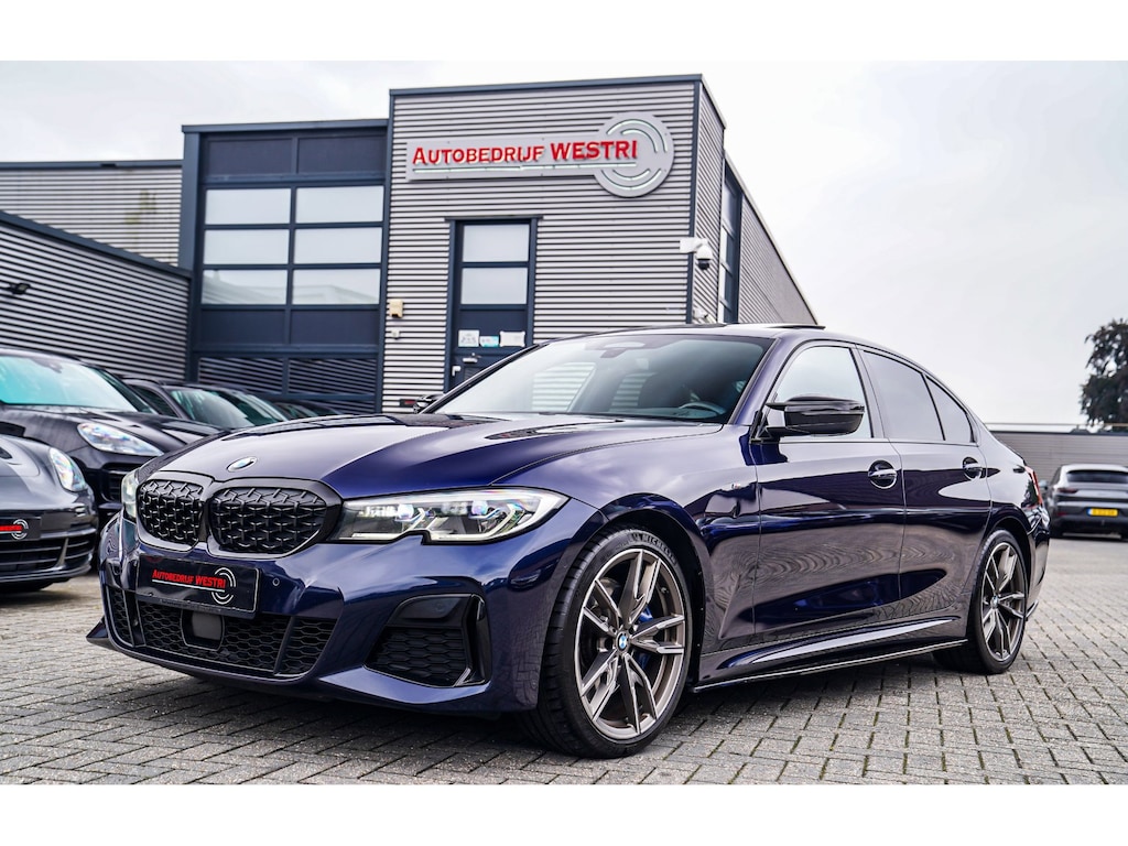 BMW 3-Serie M340i xDrive High Executive | Schuifdak | Mosselman Tuning | Head up | Carplay | HarmanKardon | Stuurwielverwarming
