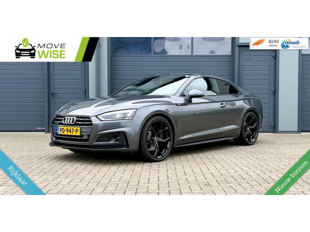 Audi A5 Coupé 2.0 TFSI 245pk quattro | S LINE | Uniek | Nieuwe Model | 245PK ! | Zeer Compleet | Rijklaar |