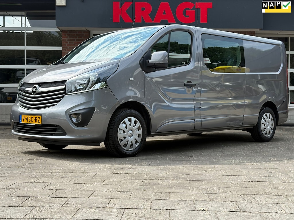 Opel Vivaro 1.6 CDTI L2H1 DC Sport EcoFlex|NAP|DUBBELCABINE|airco|cruise|achteruitrijcamera|trekhaak|bluetooth|EURO6