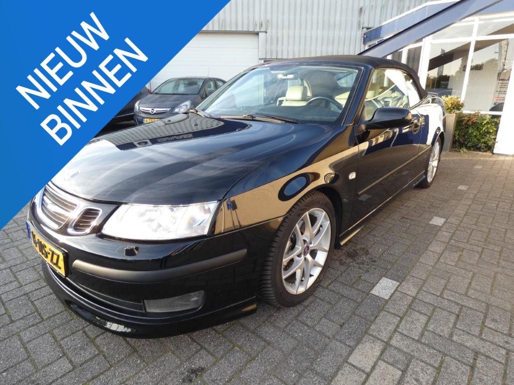 Saab 9-3 Cabrio 2.0T Aero Automaat 1 Jaar BOVAG garantie