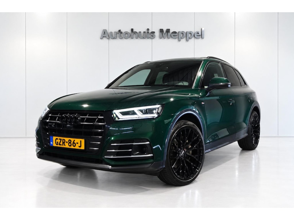 Audi Q5 50 TFSI S-Line*SOH96%*Lucht-V*B&O*Massage*GeruiteStoel*Matrix*HUD*PANO*Trekhaak*Memory