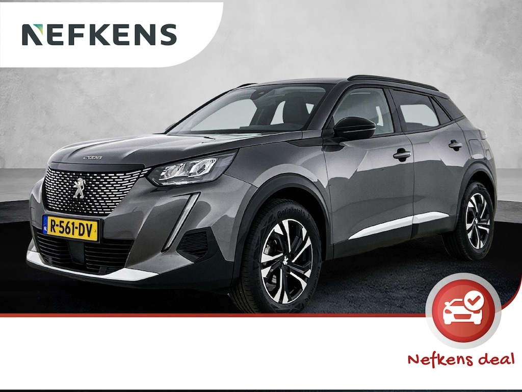Peugeot 2008 SUV Allure Pack 130pk | Navigatie via Apple Carplay / Android Auto | Achteruitrijcamera | 3D Cockpit | Climate Control | Cruise Control | Led koplampen | Parkeersensoren | Keyless start | Bluetooth | DAB+ radio | Donker getint glas | 17" lichtmetalen velgen |