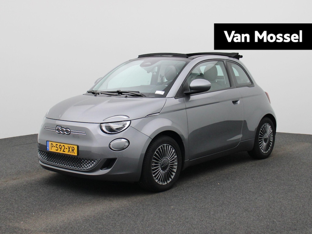 Fiat 500C Icon 42 kWh | Automaat | Virtual cockpit | Apple Carplay / Android Auto | Climate Control | Cruise Control | Navigatie | Bluetooth | Lichtmetalen Velgen |