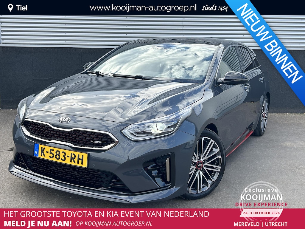 Kia ProCeed 1.6 T-GDI GT 204PK! Schuif/kanteldak, Seat memory, JBL, Dodehoekdetectie, Stoel- & Stuurwiel verwarmd, Historie aanwezig