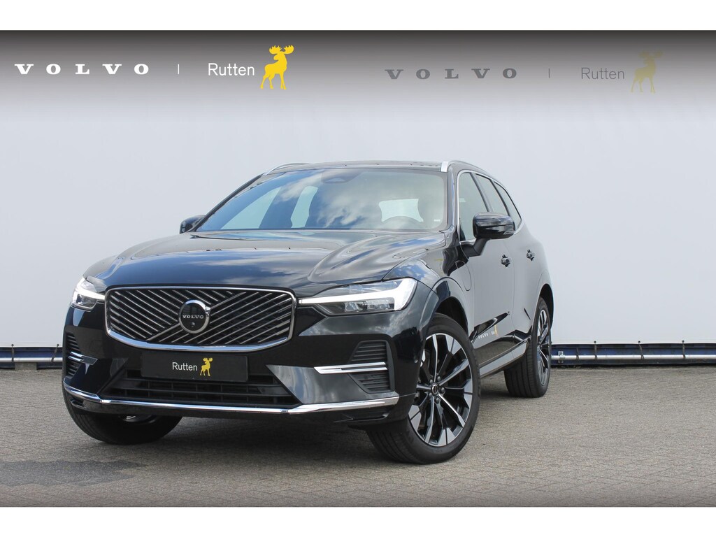 Volvo XC60 2.0 T6 Plug-in hybrid AWD Plus Bright Head-Up Display / Panoramisch schuif-kanteldak / 20" 5-Y-Spaaks Black Diamond lichtmetalen velgen / Donkere hemel / 360 graden rondomzicht camera