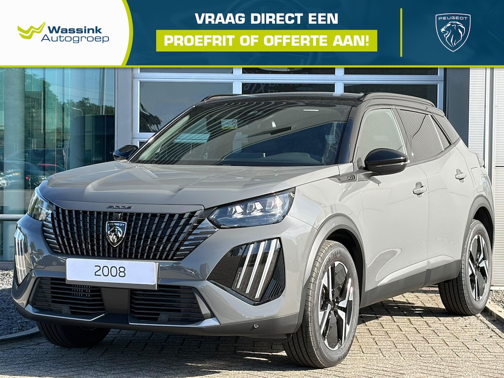 Peugeot 2008 1.2 Hybrid 145 GT VOORRAAD VOORDEEL | Navigatie | Camera | Vision pack | Adaptive cruise control |