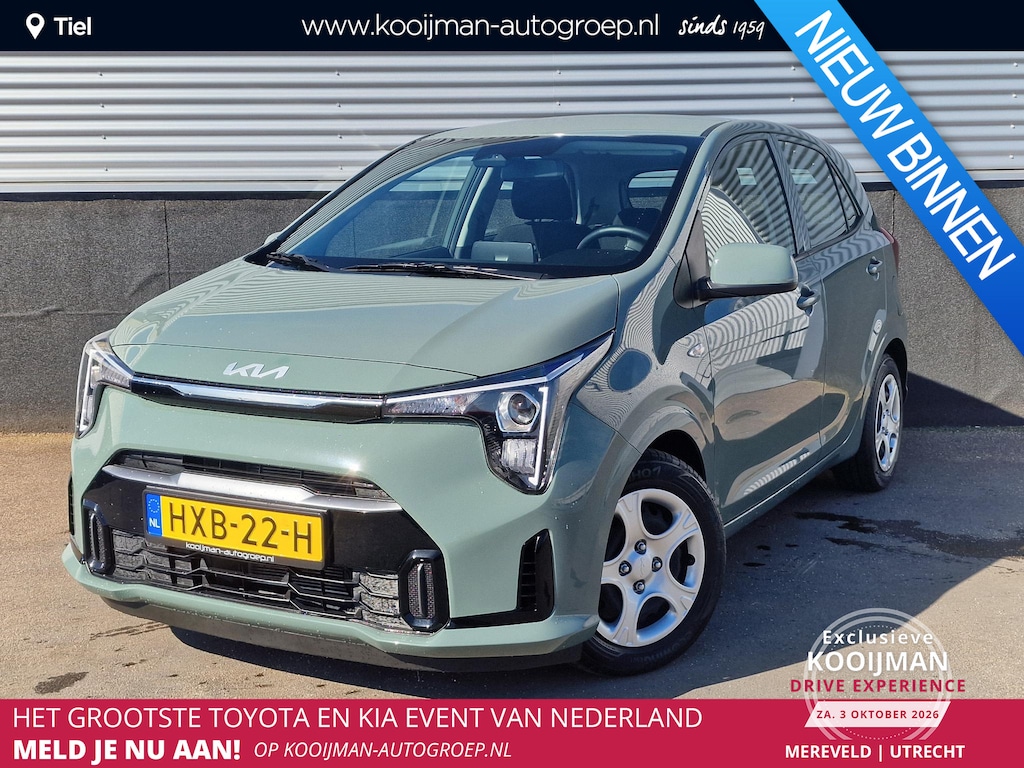 Kia Picanto 1.0 DPI DynamicLine 5p. NL-auto, lage KM stand, parkeersensoren, navigatie, Apple CarPlay/Android auto, achteruitrijcamera,