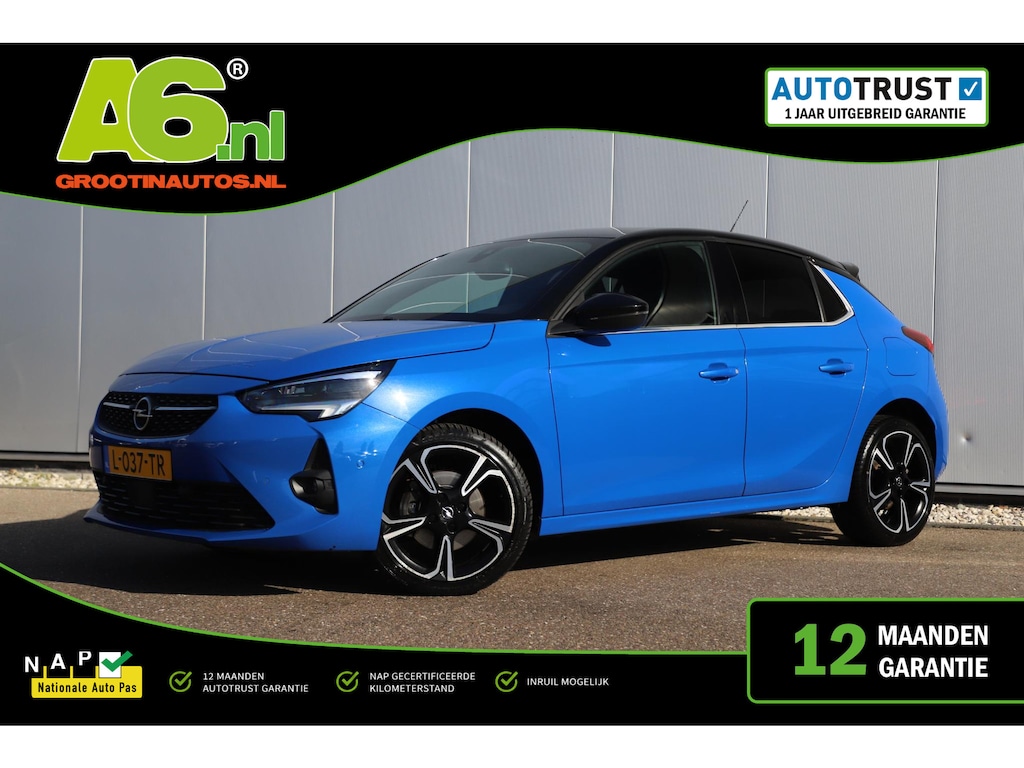 Opel Corsa 1.2 Ultimate 131PK Automaat Half Leder Stoelverwarming Navigatie Achteruitrijcamera LMV Climate Cruise Control