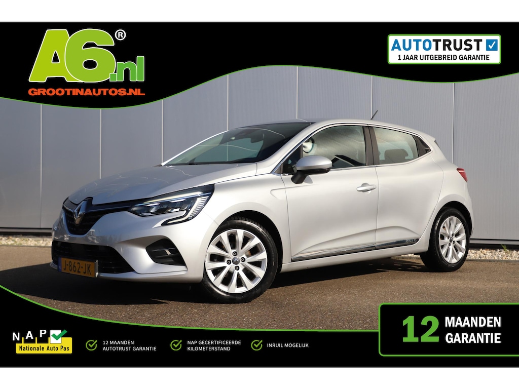Renault Clio 1.0 TCe Intens 101PK Half Leder Navigatie Carplay Android Climate Cruise Control LMV Parkeersensor