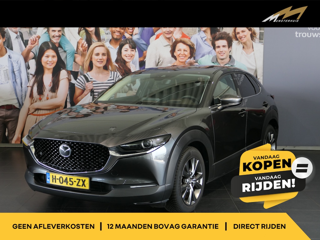 Mazda CX-30 2.0 e-SkyActiv-X M Hybrid Luxury - Headup display - Camera - Elektr. Bestuurdersstoel - Navi