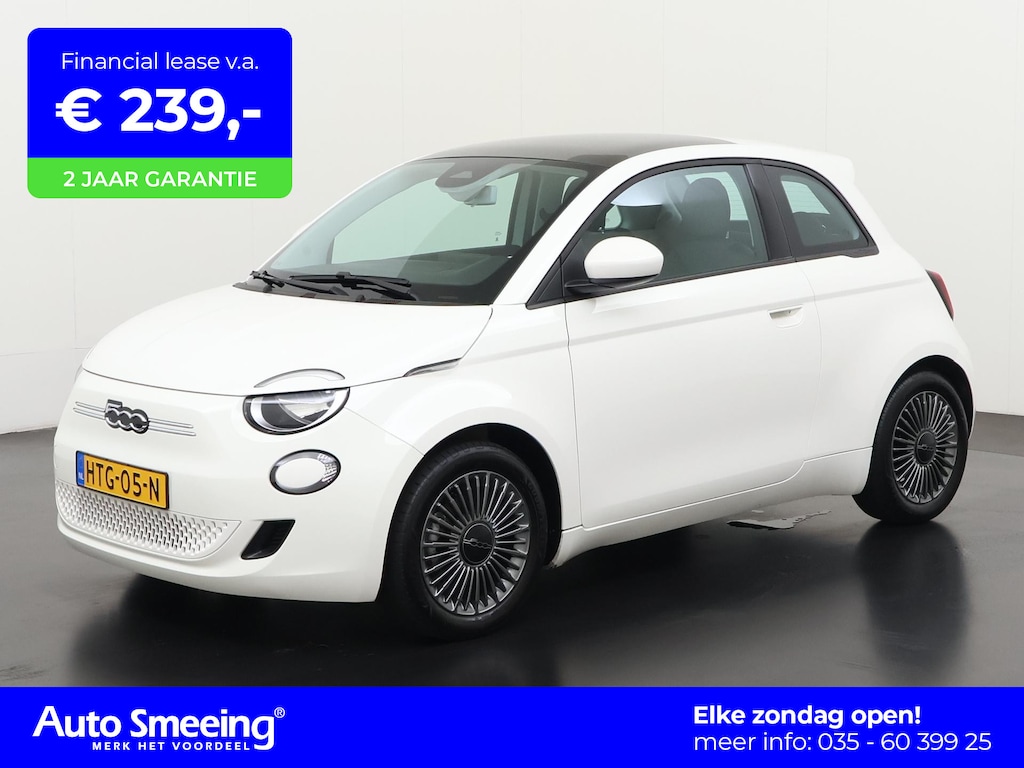 Fiat 500e Icon 42 kWh | SOH 95% | Panoramadak | Digital Cockpit | Navigatie | Zondag Open!