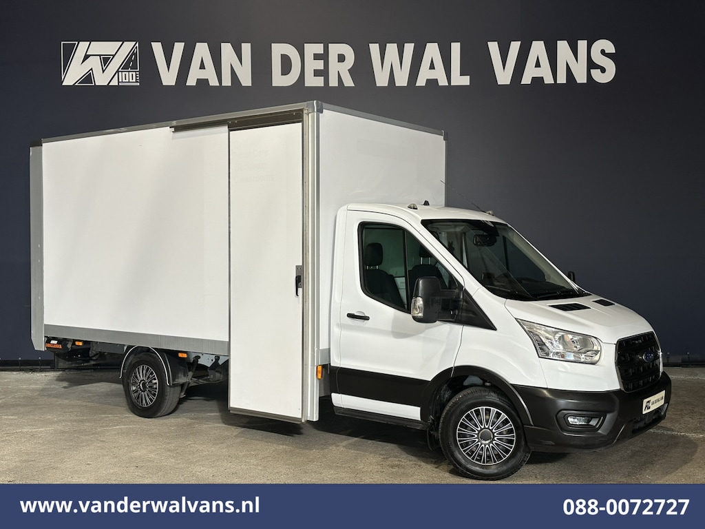 Ford Transit 2.0 TDCI 131pk Bakwagen Laadklep Zijdeur Euro6 1001kg Laadvermogen Airco | Camera | Navigatie | Apple Carplay Android Auto, Cruisecontrol, Stoelverwarming