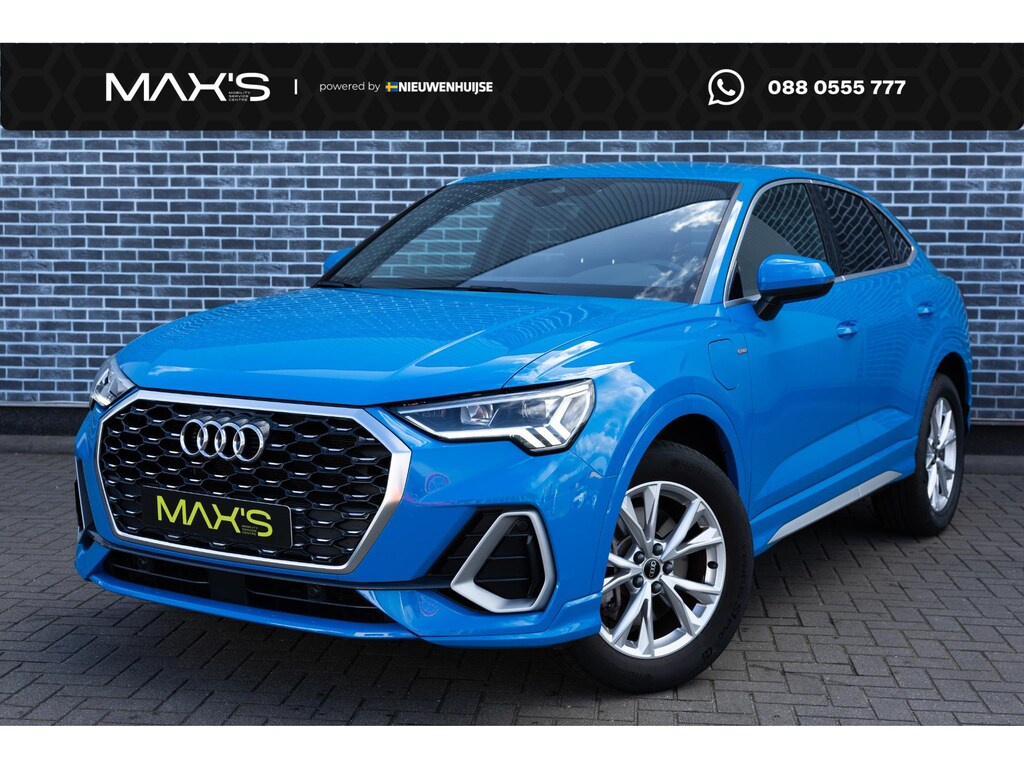Audi Q3 Sportback 45 TFSI e S Edition | Plug-in Hybrid (PHEV) | Achteruitrijcamera | Parkeersensoren | Virtual Cockpit Groot | Stoelverwarming | Keyless Entry | Elektrische Achterklep | Cruise Control | Navigatie | Apple Carplay | Android Auto