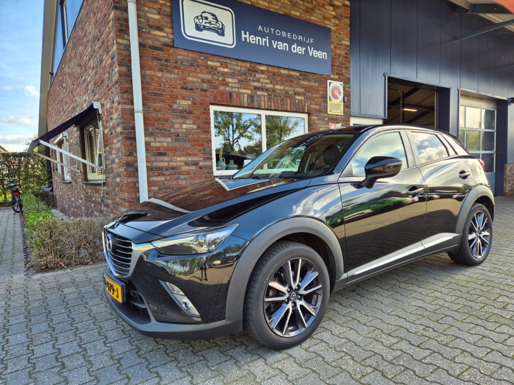 Mazda CX-3 2.0 SAG Skylease GT, Camera, Automaat, Stoelverwarming, Leer, HUD, Trekhaak, ALL In prijs!