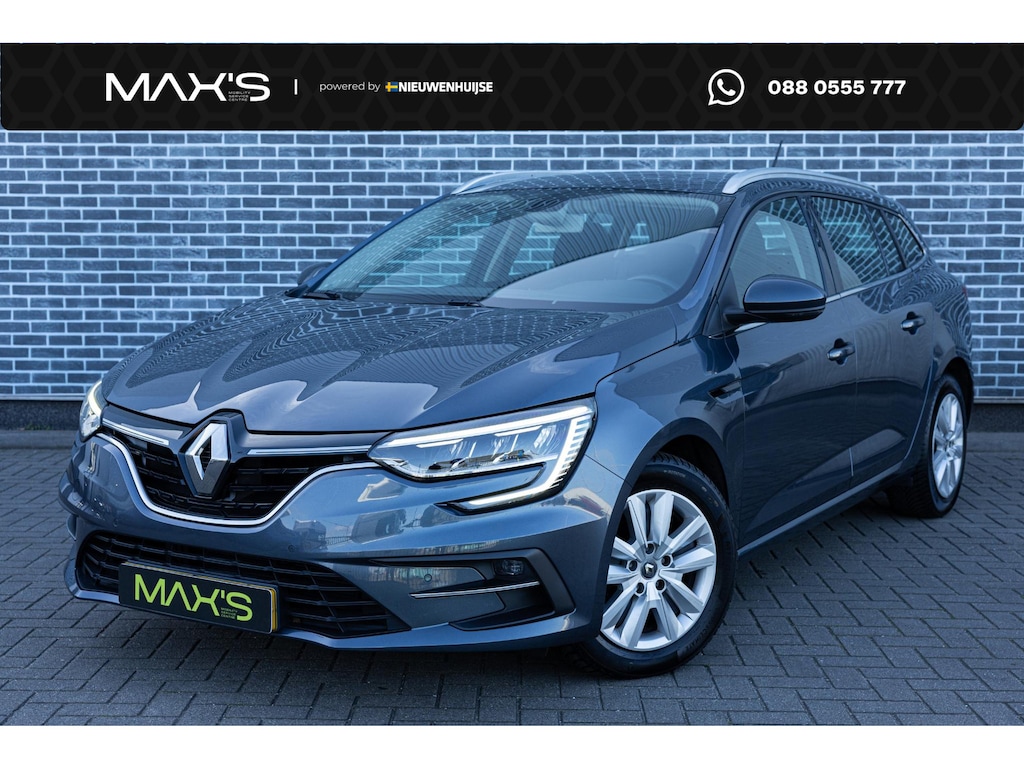 Renault Megane Estate 1.3 TCe 140 EDC Business Zen | Trekhaak | 1700 kg Trekgewicht | Parkeersensoren | Climate Control | Cruise Control | LED Koplampen | Navigatie 7 inch | Apple Carplay | Android Auto | DAB