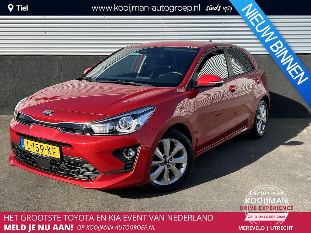 Kia Rio 1.0 T-GDi MHEV DynamicPlusLine Nieuw geleverd en dealeronderhouden, Navigatie, Cruise control, Privacy glass, Lichtmetalen velgen, Smart Key, Climate control